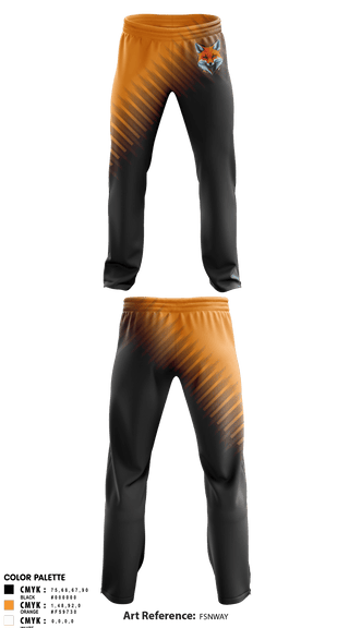 Sweatpants, Fox, Ice Hockey, Teamtime, Team time, sublimation, custom sports apparel, team uniforms, spirit wear, spiritwear, sports uniforms, custom shirts, team store, custom team store, fundraiser sports, apparel fundraiser