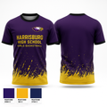 Harrisburg High School Girls Basketball 74185952 Short Sleeve Rash Guard Shirt - 1