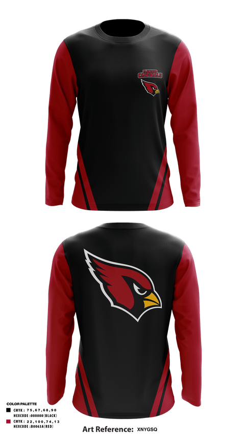 Long Sleeve Performance Shirt, plainfield cardinals, Track & Field, Teamtime, Team time, sublimation, custom sports apparel, team uniforms, spirit wear, spiritwear, sports uniforms, custom shirts, team store, custom team store, fundraiser sports, apparel fundraiser
