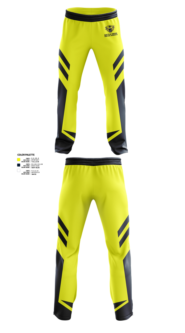 Sweatpants, Battle Creek Central Bearcats Flag Football, Track & Field, Teamtime, Team time, sublimation, custom sports apparel, team uniforms, spirit wear, spiritwear, sports uniforms, custom shirts, team store, custom team store, fundraiser sports, apparel fundraiser