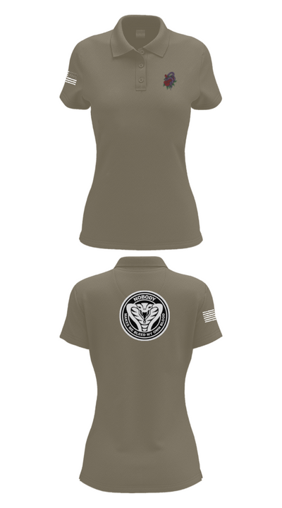 Red WarriorsCobras 84767379 Women's Short Sleeve Performance Polo  - 30