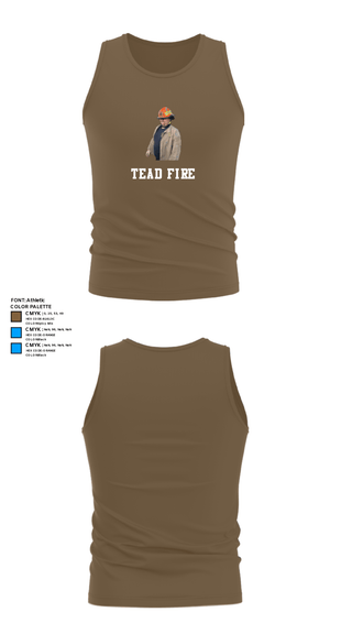 Tank Top, TEAD FIRE, Fire Department, Teamtime, Team time, sublimation, custom sports apparel, team uniforms, spirit wear, spiritwear, sports uniforms, custom shirts, team store, custom team store, fundraiser sports, apparel fundraiser