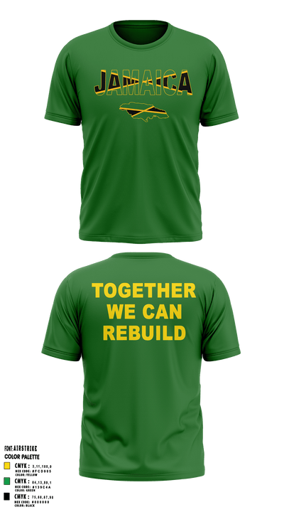 JAMAICAN OLYMPIC ICE HOCKEY FEDERATION 18663712  Short Sleeve Performance Shirt - 5