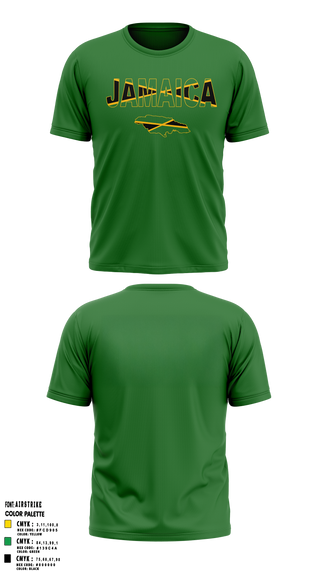 JAMAICAN OLYMPIC ICE HOCKEY FEDERATION 18663712  Short Sleeve Performance Shirt - 5