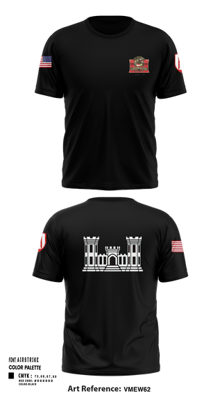 Short Sleeve Performance Shirt, 612 Engineer Detachment, , Teamtime, Team time, sublimation, custom sports apparel, team uniforms, spirit wear, spiritwear, sports uniforms, custom shirts, team store, custom team store, fundraiser sports, apparel fundraiser