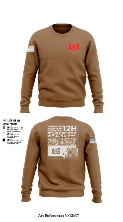 302nd EN CO 64266225 Crew Neck Sweatshirt - 8