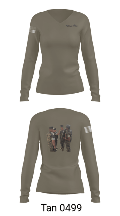 11Th MAR REG 43548544 Women's Long Sleeve V-neck Shirt - 77