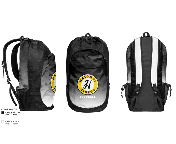 Gear Bag, Cleveland heights, Football, Teamtime, Team time, sublimation, custom sports apparel, team uniforms, spirit wear, spiritwear, sports uniforms, custom shirts, team store, custom team store, fundraiser sports, apparel fundraiser