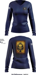 SPD Task Force 5890175 Women's Long Sleeve V-neck Shirt - 4