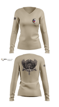 27 SOSFS 26086736 Women's Long Sleeve V-neck Shirt - 3