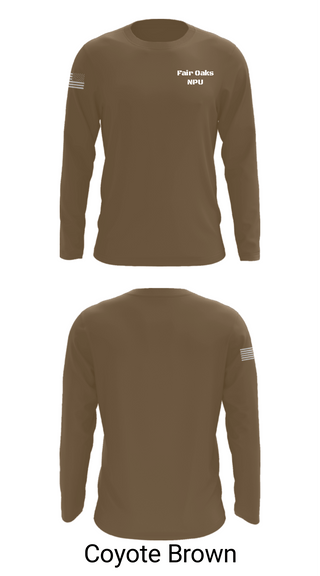 Long Sleeve Performance Shirt, Fair Oaks NPU, Police, Teamtime, Team time, sublimation, custom sports apparel, team uniforms, spirit wear, spiritwear, sports uniforms, custom shirts, team store, custom team store, fundraiser sports, apparel fundraiser