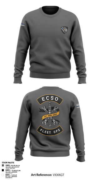 Crew Neck Sweatshirt, Fleet Opps, Police, Teamtime, Team time, sublimation, custom sports apparel, team uniforms, spirit wear, spiritwear, sports uniforms, custom shirts, team store, custom team store, fundraiser sports, apparel fundraiser