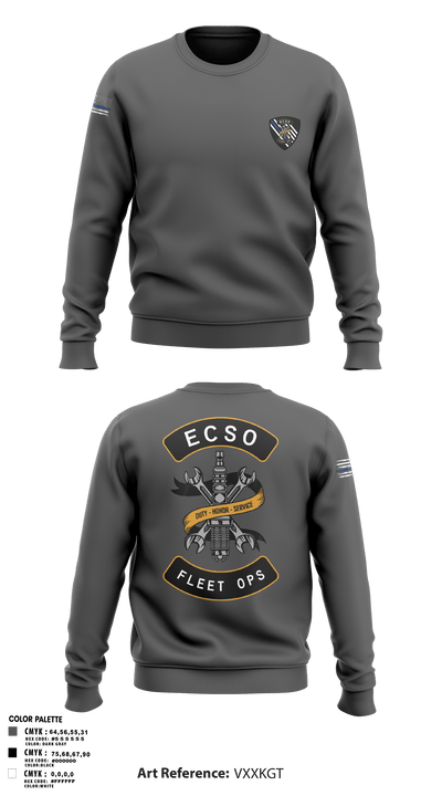 Fleet Opps 9370515 Crew Neck Sweatshirt - 1