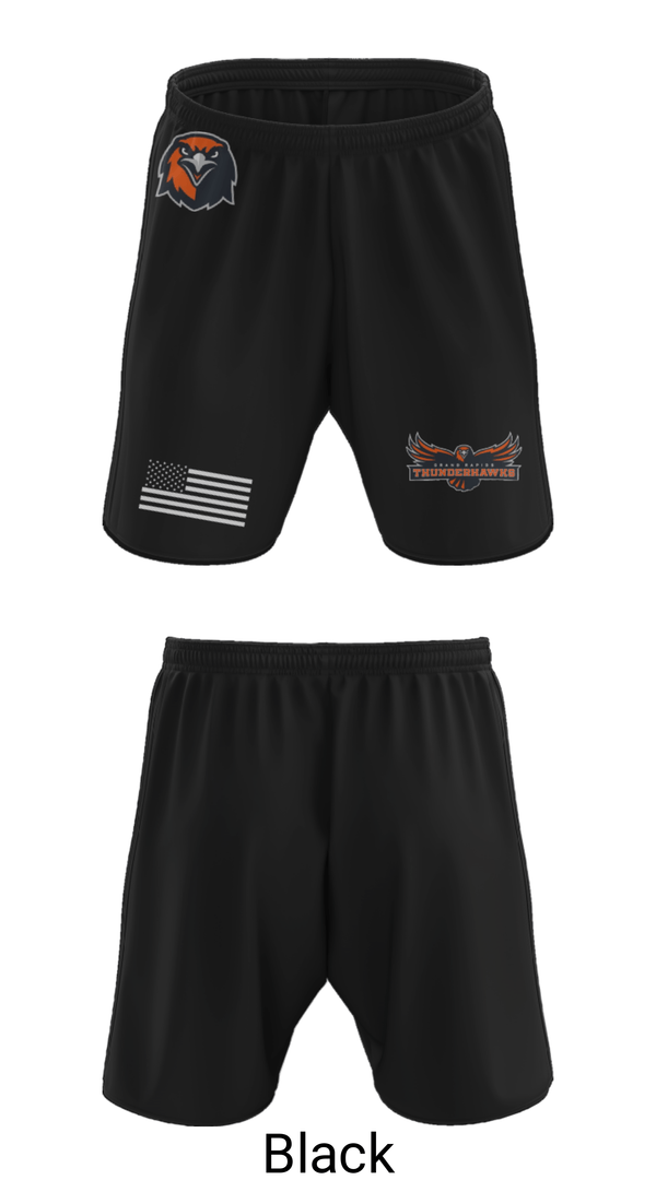 Athletic Shorts With Pockets, Thunderhawks, Baseball, Teamtime, Team time, sublimation, custom sports apparel, team uniforms, spirit wear, spiritwear, sports uniforms, custom shirts, team store, custom team store, fundraiser sports, apparel fundraiser