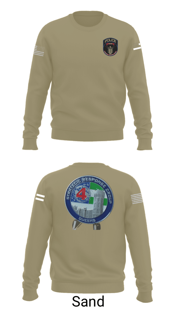 Crew Neck Sweatshirt, SRG 4, Police, Teamtime, Team time, sublimation, custom sports apparel, team uniforms, spirit wear, spiritwear, sports uniforms, custom shirts, team store, custom team store, fundraiser sports, apparel fundraiser