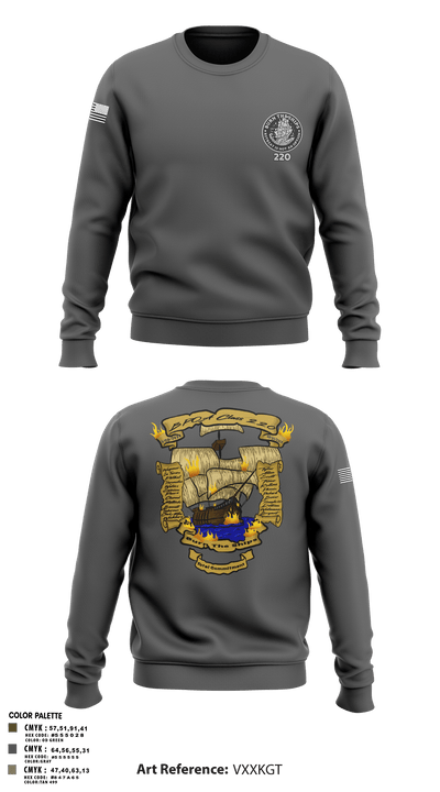 220 BPOA 59828515 Crew Neck Sweatshirt - 5