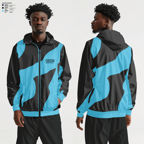 Windbreaker, Waianae, Men's Basketball, Teamtime, Team time, sublimation, custom sports apparel, team uniforms, spirit wear, spiritwear, sports uniforms, custom shirts, team store, custom team store, fundraiser sports, apparel fundraiser