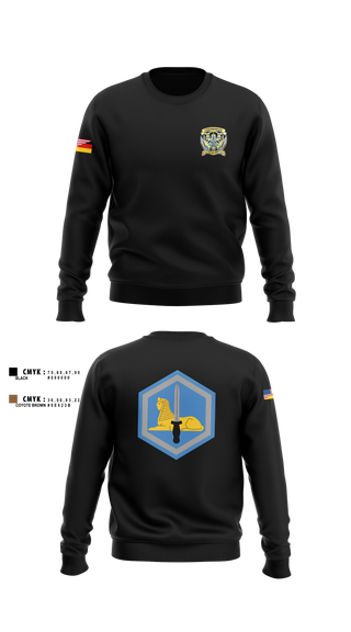 Crew Neck Sweatshirt, HHC, 66th MIB-T, , Teamtime, Team time, sublimation, custom sports apparel, team uniforms, spirit wear, spiritwear, sports uniforms, custom shirts, team store, custom team store, fundraiser sports, apparel fundraiser