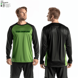 Long Sleeve Performance Shirt, Team Champions, Men's Soccer, Teamtime, Team time, sublimation, custom sports apparel, team uniforms, spirit wear, spiritwear, sports uniforms, custom shirts, team store, custom team store, fundraiser sports, apparel fundraiser