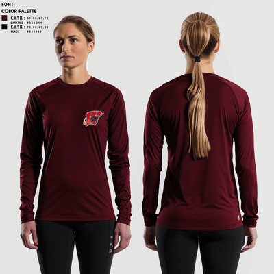 Wagner Girls Soccer 15731478 Long Sleeve Performance Shirt - 2