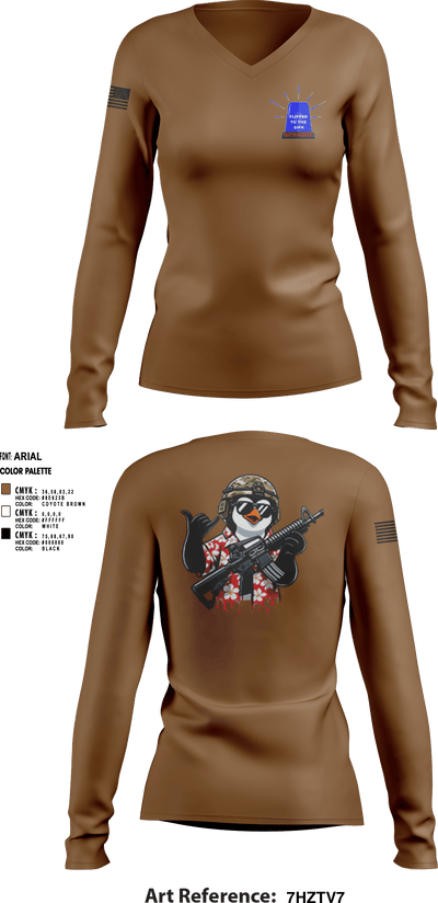 SAE 65229274 Women's Long Sleeve V-neck Shirt - 6