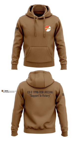 Hoodie, Co D 199TH BSB RECON, National Guard, Teamtime, Team time, sublimation, custom sports apparel, team uniforms, spirit wear, spiritwear, sports uniforms, custom shirts, team store, custom team store, fundraiser sports, apparel fundraiser