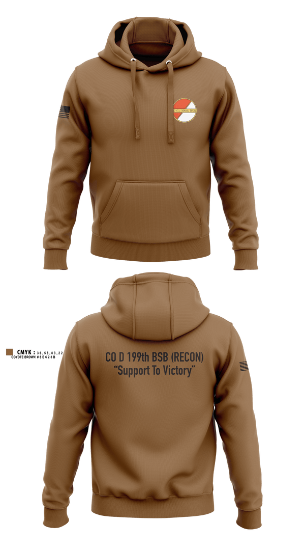 Hoodie, Co D 199TH BSB RECON, National Guard, Teamtime, Team time, sublimation, custom sports apparel, team uniforms, spirit wear, spiritwear, sports uniforms, custom shirts, team store, custom team store, fundraiser sports, apparel fundraiser