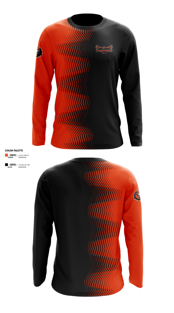 Long Sleeve Performance Shirt, Thunderhawks, Baseball, Teamtime, Team time, sublimation, custom sports apparel, team uniforms, spirit wear, spiritwear, sports uniforms, custom shirts, team store, custom team store, fundraiser sports, apparel fundraiser