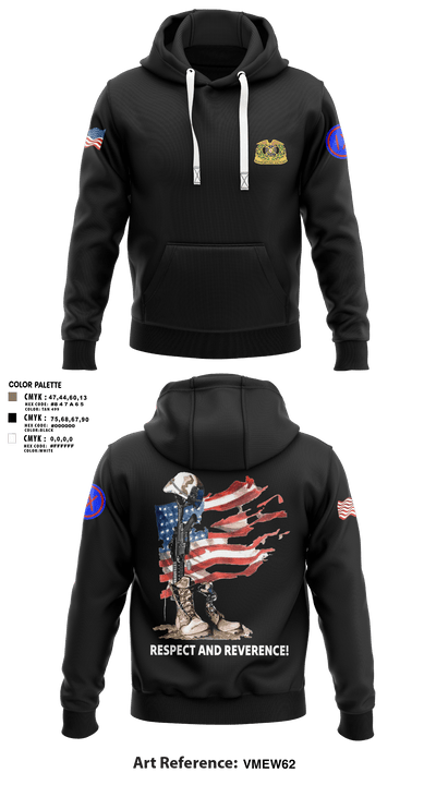 962D QUARTERMASTER COMPANY (MORTUARY AFFAIRS) 48662806 Hoodie - 6