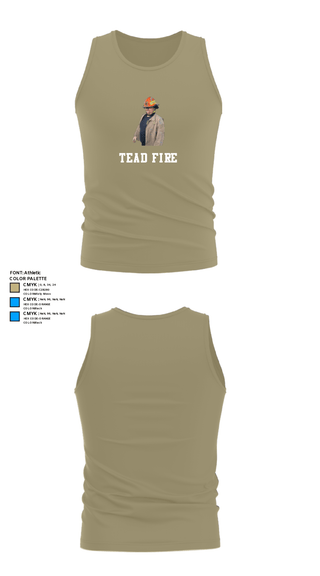 Tank Top, TEAD FIRE, Fire Department, Teamtime, Team time, sublimation, custom sports apparel, team uniforms, spirit wear, spiritwear, sports uniforms, custom shirts, team store, custom team store, fundraiser sports, apparel fundraiser