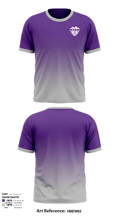 Utah Youth Soccer Association 34421772 Short Sleeve Performance Shirt - 1