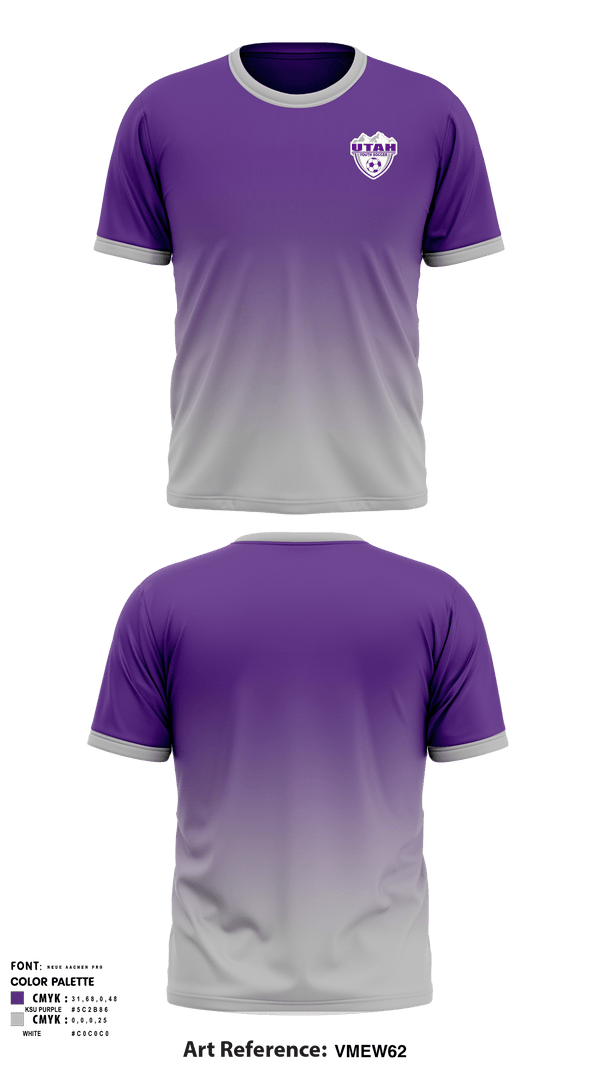 Short Sleeve Performance Shirt, Utah Youth Soccer Association, Men's Soccer, Teamtime, Team time, sublimation, custom sports apparel, team uniforms, spirit wear, spiritwear, sports uniforms, custom shirts, team store, custom team store, fundraiser sports, apparel fundraiser