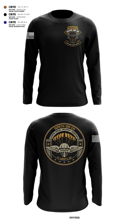 824th QM CO (CADC-A) 69842964 Long Sleeve Performance Shirt - 2 (1)