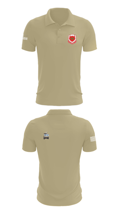 185th Engineer Support Company 57243184 Short Sleeve Performance Polo - 87