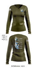 DINFOS (Defense Information School) 29284303 Women's Long Sleeve V-neck Shirt - 3