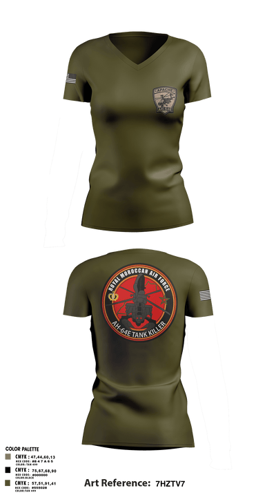 8 BAFRA 36325295 Women's Short Sleeve V-neck Shirt - 2