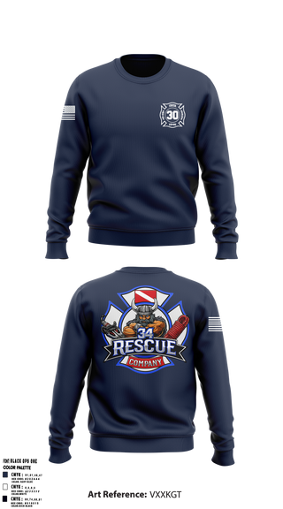 Crew Neck Sweatshirt, Ripley vol. fire dept, Fire Department, Teamtime, Team time, sublimation, custom sports apparel, team uniforms, spirit wear, spiritwear, sports uniforms, custom shirts, team store, custom team store, fundraiser sports, apparel fundraiser