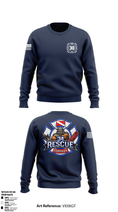 Ripley vol. fire dept 96046558 Crew Neck Sweatshirt - 6
