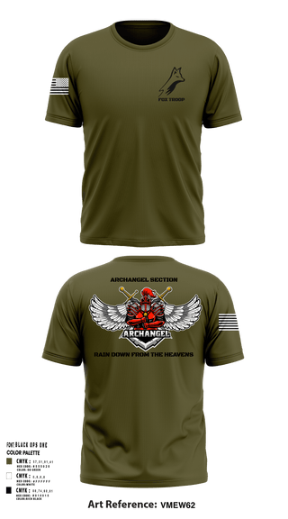 Short Sleeve Performance Shirt, Fox troop, Army, Teamtime, Team time, sublimation, custom sports apparel, team uniforms, spirit wear, spiritwear, sports uniforms, custom shirts, team store, custom team store, fundraiser sports, apparel fundraiser