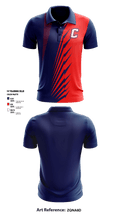 Hopkins County Central High School Track & Field 30839293 Short Sleeve Performance Polo - 1