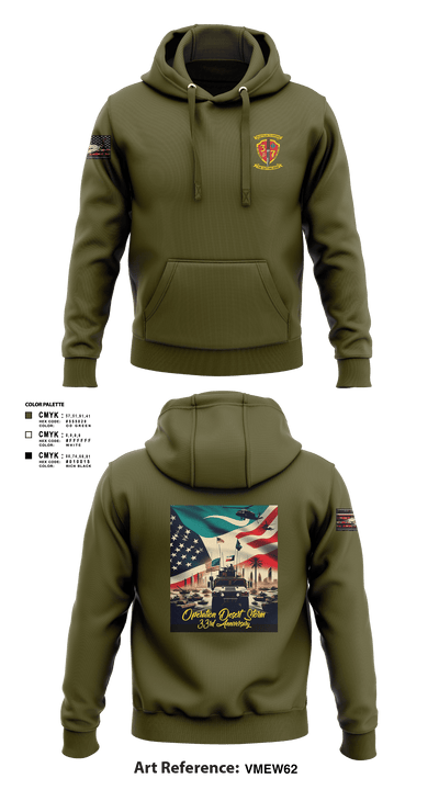 3/7 India Co. Wpns Plt 50459074 Hoodie - 102