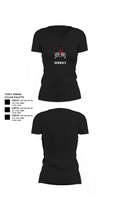 SEHNWU 1641965 Women's Short Sleeve V-neck Shirt - 24