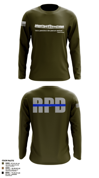 Long Sleeve Performance Shirt, Roanoke SWAT, Police, Teamtime, Team time, sublimation, custom sports apparel, team uniforms, spirit wear, spiritwear, sports uniforms, custom shirts, team store, custom team store, fundraiser sports, apparel fundraiser