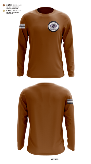 Long Sleeve Performance Shirt, Kappa lambda chi, Army, Teamtime, Team time, sublimation, custom sports apparel, team uniforms, spirit wear, spiritwear, sports uniforms, custom shirts, team store, custom team store, fundraiser sports, apparel fundraiser