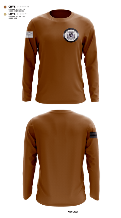 Kappa lambda chi 11323584 Long Sleeve Performance Shirt - 1