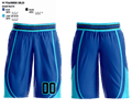 Sharks 92590254 Mens Basketball Shorts - 1