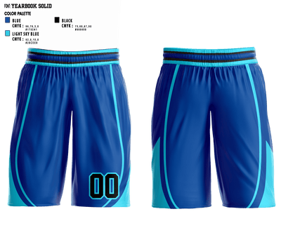 Sharks 92590254 Mens Basketball Shorts - 1