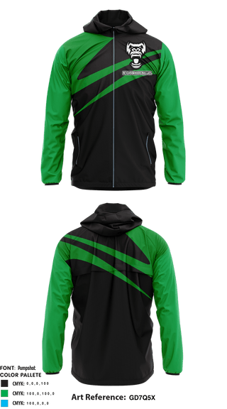 Windbreaker, Neighborhood Bullies, Football, Teamtime, Team time, sublimation, custom sports apparel, team uniforms, spirit wear, spiritwear, sports uniforms, custom shirts, team store, custom team store, fundraiser sports, apparel fundraiser