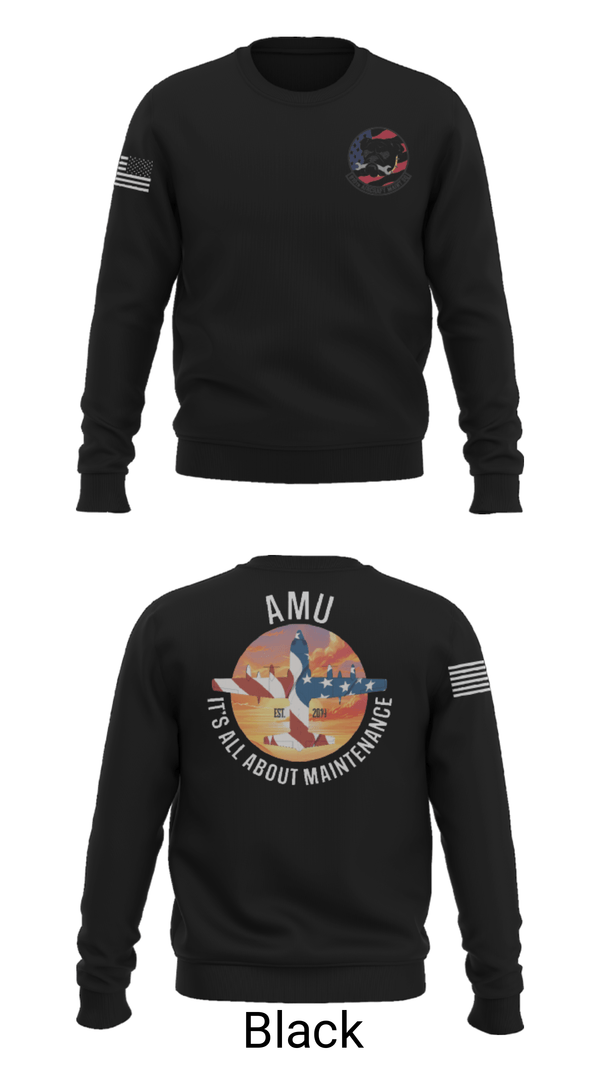 Crew Neck Sweatshirt, 910th AMU, Air Force, Teamtime, Team time, sublimation, custom sports apparel, team uniforms, spirit wear, spiritwear, sports uniforms, custom shirts, team store, custom team store, fundraiser sports, apparel fundraiser