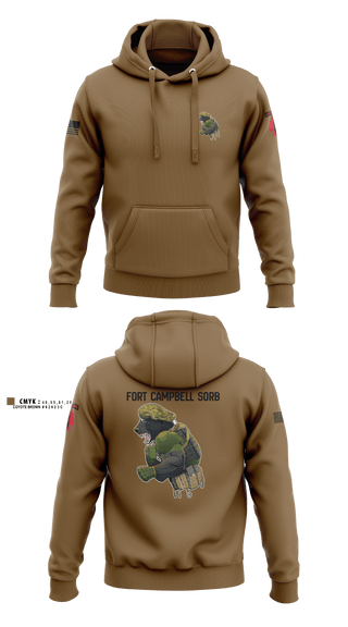 Hoodie, Campbell SORB, Army, Teamtime, Team time, sublimation, custom sports apparel, team uniforms, spirit wear, spiritwear, sports uniforms, custom shirts, team store, custom team store, fundraiser sports, apparel fundraiser
